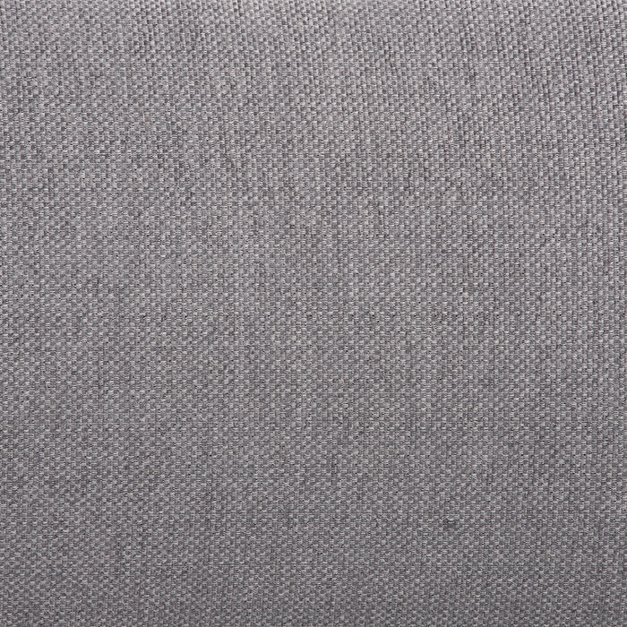 Naya Upholstered Bed in Grey Fabric, Tufted - Queen Size