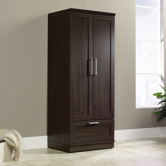 Clinton 29\" Wardrobe Cabinet with Drawer - Dakota Oak