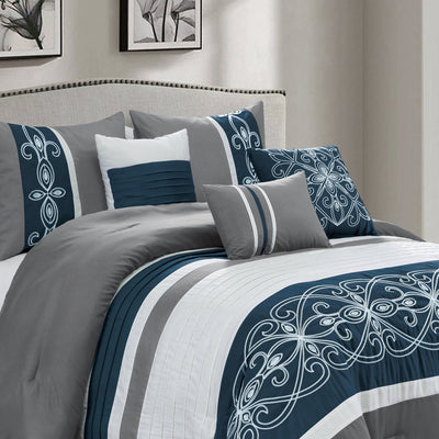 Ohio 7-Piece Queen Comforter Set