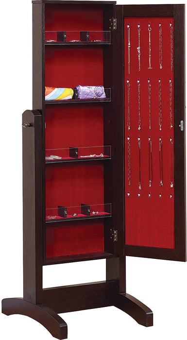 Messina 19\" Jewelry Mirror Cabinet - Espresso