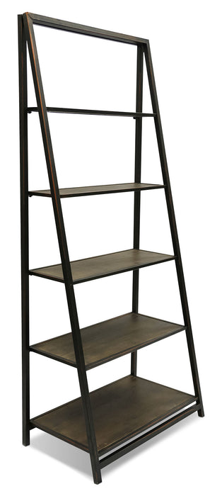 Santa Mon 30\" 5-Shelf Open Bookcase - Espresso