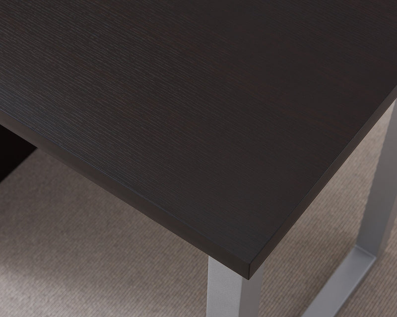 Oscar 47\" Reversible Office Desk with Storage - Espresso