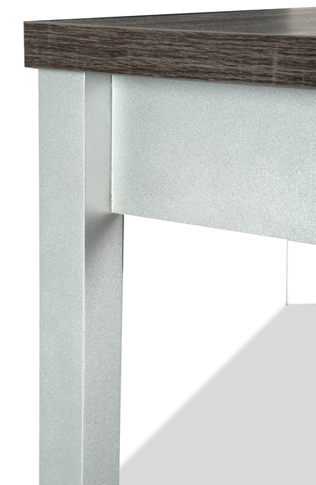 Oscar 47\" Reversible Office Desk with Storage - Grey