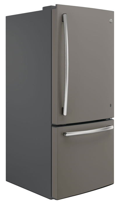 GE 30\" 20.9 Cu. Ft. Bottom-Mount Refrigerator - Slate - GDE21DMKES