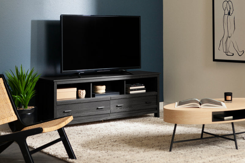 Exhibit 60\" TV Stand - Grey Oak