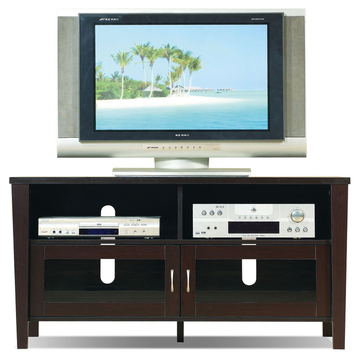 Bailey 47\" TV Stand with Storage and Cable Management for TVs up to 55\"- Coffee Brown