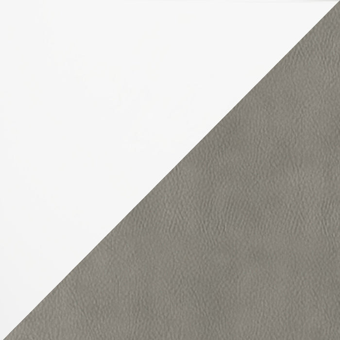 Raia 5pc Dining Set with Table & 4 Chairs - Made in Italy, Pedestal Base, Modern, 71\"W - White