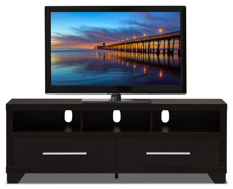 Glendale 60\" TV Stand with Storage and Cable Management for TVs up to 65\"- Espresso