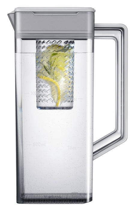 Samsung 36\" 30.1 Cu. Ft. Bespoke French-Door Refrigerator - Stainless Steel - RF30BB6200QLAA