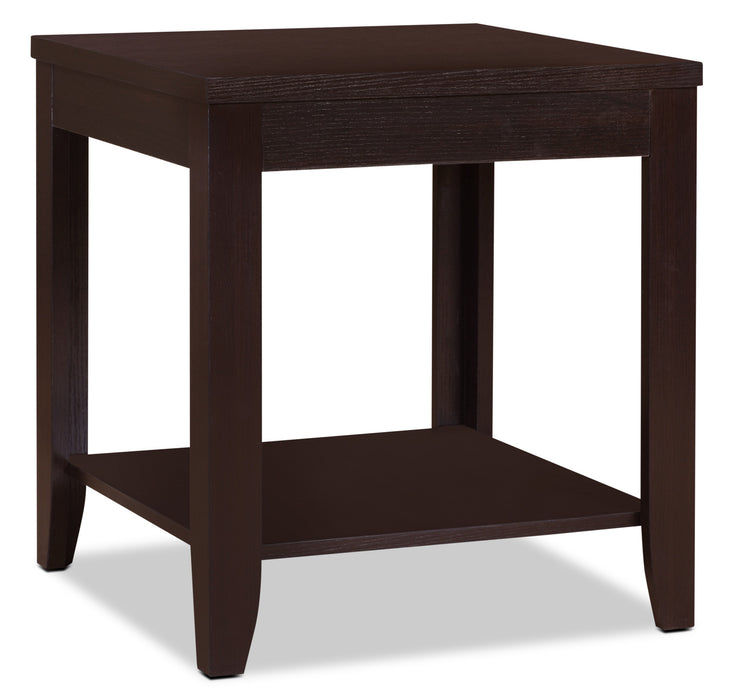 Aspen 47.3\" Traditional 3-Pack Coffee + 2 End Tables - Espresso Brown