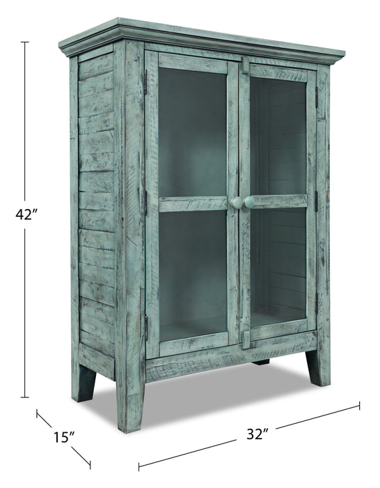 Rocco 32\" 2-Door Accent Cabinet - Vintage Blue
