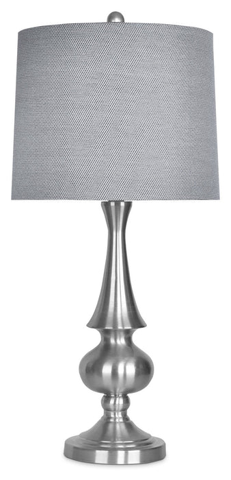 27.25\" Brushed Nickel Table Lamp