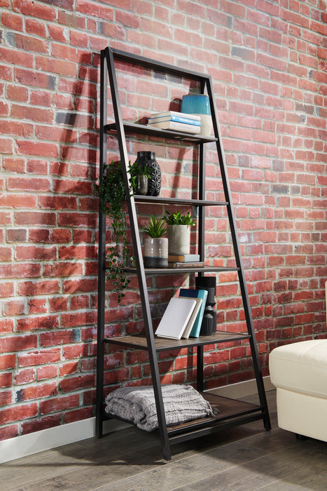 Santa Mon 30\" 5-Shelf Open Bookcase - Espresso