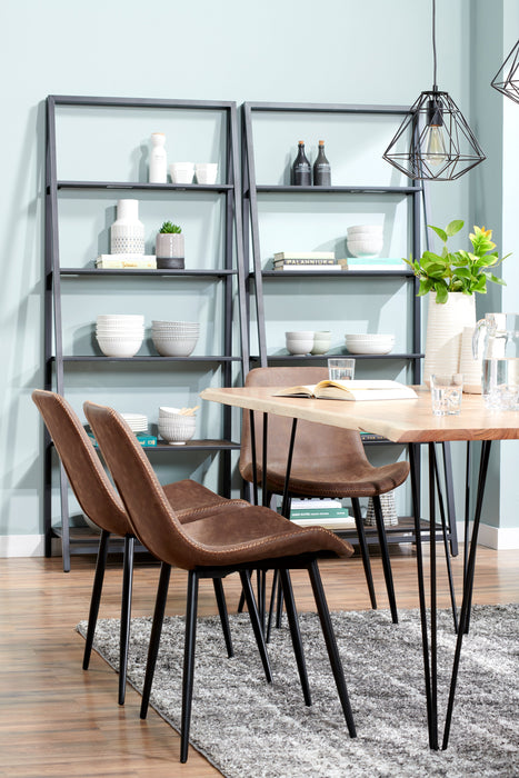 Santa Mon 30\" 5-Shelf Open Bookcase - Espresso