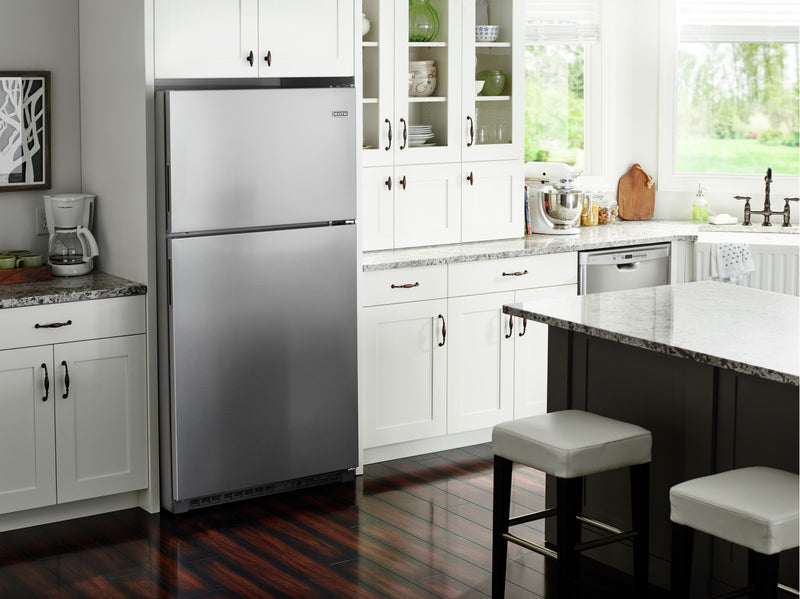 Maytag 33\" 21 Cu. Ft. Top-Mount Refrigerator - Fingerprint Resistant Stainless Steel - MRT311FFFZ