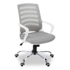 Felton 24\" Office Chair - White with Grey Mesh