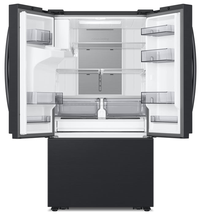 Samsung 36\" 31 Cu. Ft. Full Depth French-Door Refrigerator - Matte Black Steel - RF32CG5400MTAA