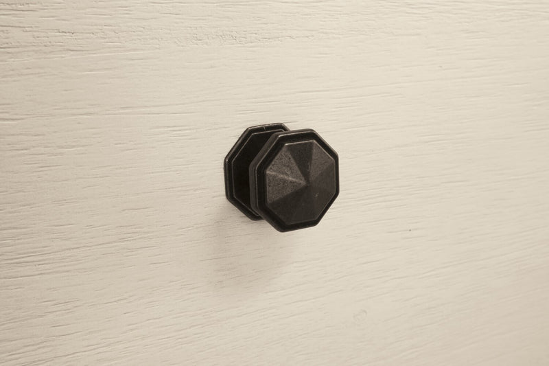 Isla Display Shelft with Storage Drawers, 25.4\"W - Antique White