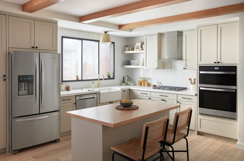 Whirlpool 30\" 4.3 Cu. Ft. Electric Combination Wall Oven with True Convection - Fingerprint Resistant Stainless Steel - WOEC7027PZ