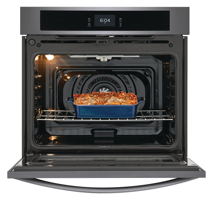 Frigidaire 30\" 5.3 Cu. Ft. Electric Single Wall Oven with Fan Convection - Black Stainless Steel - FCWS3027AD