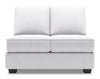 Sofa Lab Roll Armless Loveseat - Pax Ice