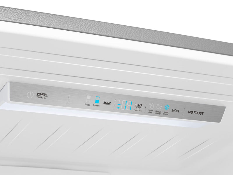 Hisense 31\" 17 Cu. Ft. Bottom-Mount Refrigerator - Titanium - RB17A2CSE