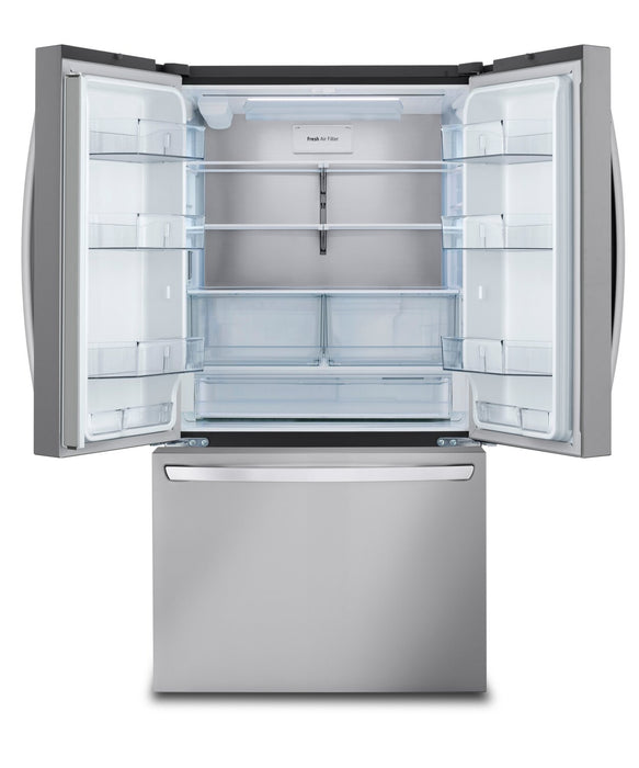 LG 36\" 27 Cu. Ft. French-Door Counter-Depth MAX™ Refrigerator - Smudge Proof Stainless Steel - LRFLC2706S