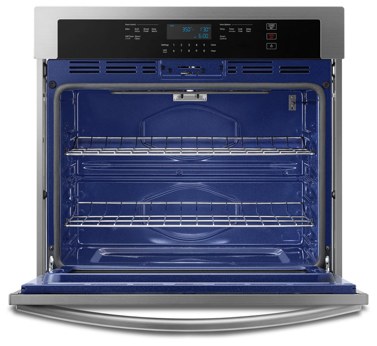Samsung 30\" 5.1 Cu. Ft. Electric Wall Oven with Digital Touch Controls with Wi-Fi - Stainless Steel - NV51T5512SS/AC