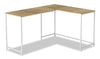 Karter 58.25\" L-Shaped Corner Office Desk - Natural