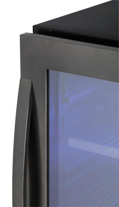 Silhouette Prague 23.9\" 5.6 Cu. Ft. Single-Door Beverage Centre - Black Stainless - SSBC056D3B-S