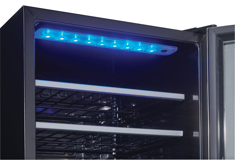 Danby 17.7\" 3.3 Cu. Ft. Single-Door Wine Cooler - Stainless Steel - DWC93BLSDBR1