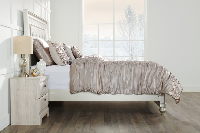 Beatrice 7-Piece King Comforter Set - Taupe