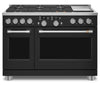 Cafe 8.25 Cu. Ft. Smart Dual Fuel Range with True European Convection and Self Clean Racks - Black - C2Y486P3TD1