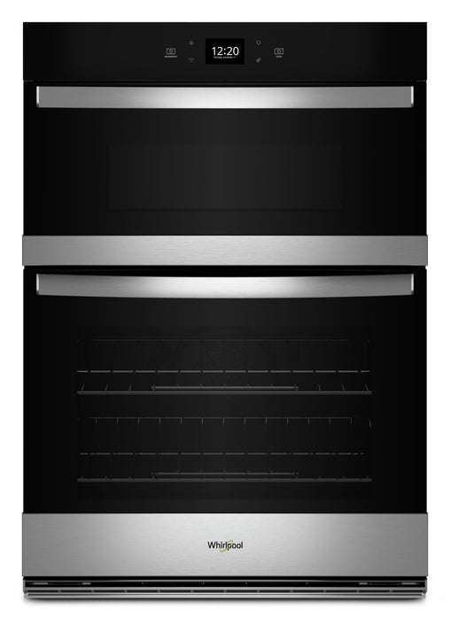 Whirlpool 30\" 6.4 Cu. Ft. Electric Combination Wall Oven with Air Fry - Fingerprint Resistant Stainless Steel - WOEC5030LZ