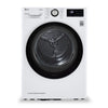 LG 24\" 4.2 Cu. Ft. Smart Heat Pump Dryer - White - Stackable - DLHC1455W