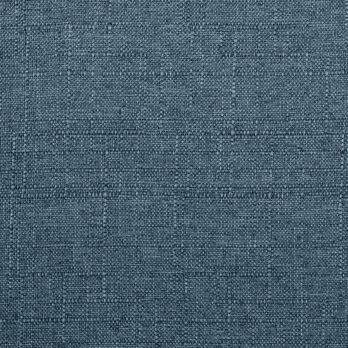 Kyra 28.5\" Linen-Look Fabric Accent Chair with Curved Arms and Wood Frame - Blue