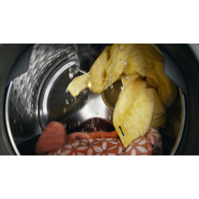 Whirlpool 5.8 Cu. Ft. Front-Load High-Efficiency Washer - Chrome Shadow - Stackable - WFW8620HC