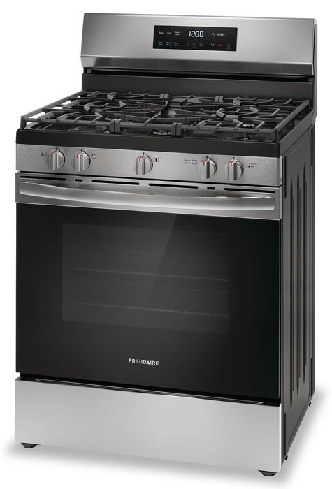 Frigidaire 5.1 Cu. Ft. Gas Range With Quick Preheat and Five Burner Cooktop - Stainless Steel - FCRG3062AS