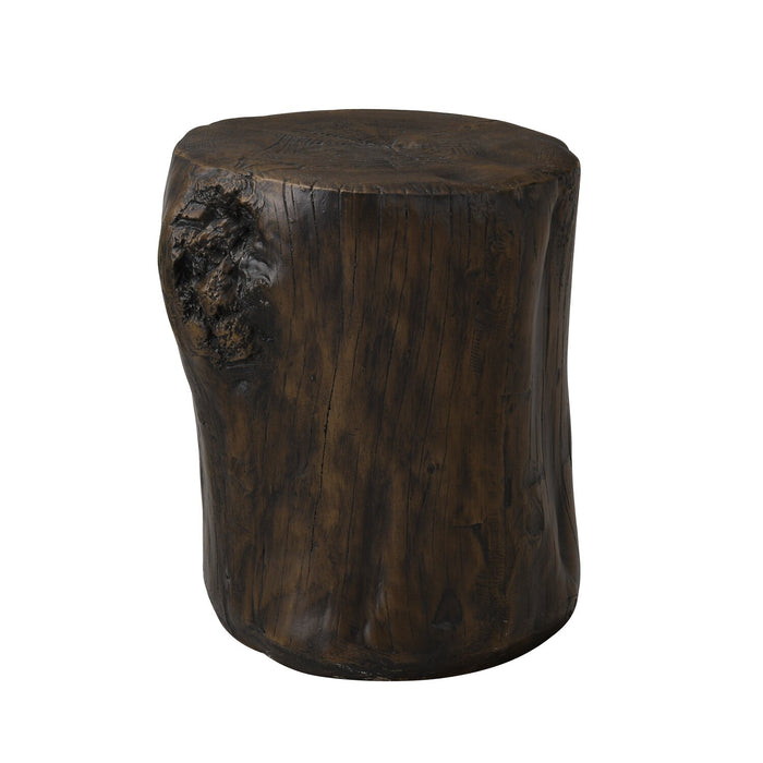 Jordy 15\" Faux Wood Accent Table - Black