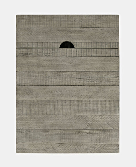 Colson 18\" Rustic Chairside Table with Storage - Driftwood