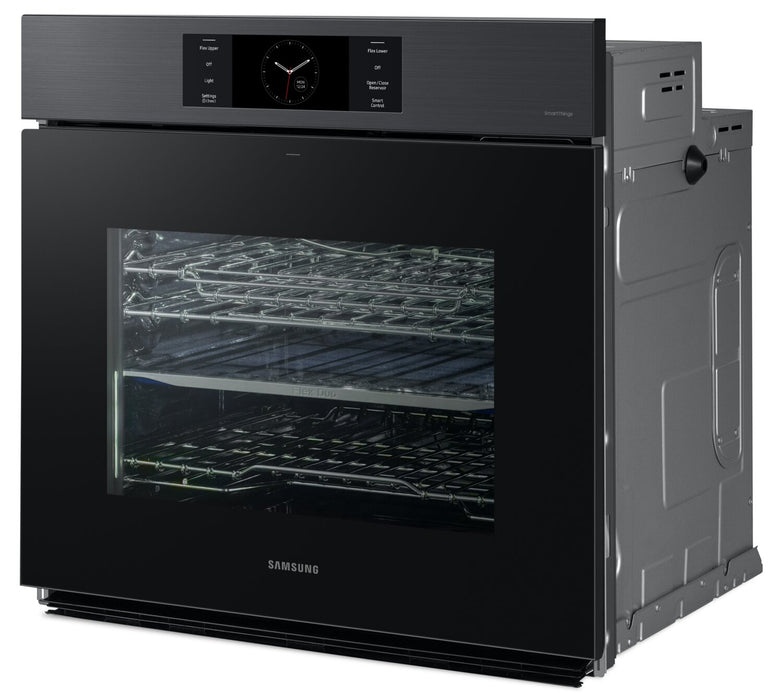 Samsung 30\" 5.1 Cu. Ft. Electric Single Wall Oven with AI Pro Cooking™ Camera and Air Sous Vide  - Matte Black - NV51CG700SMTAA