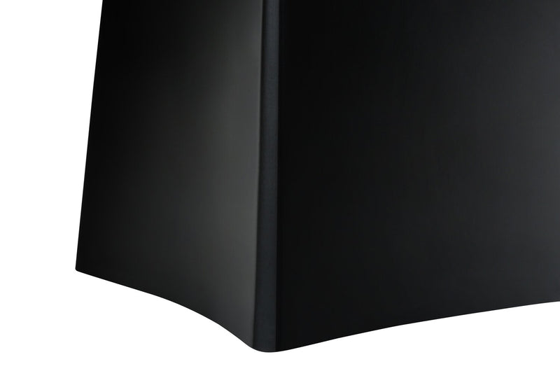 27\" Black Resin Table Lamp