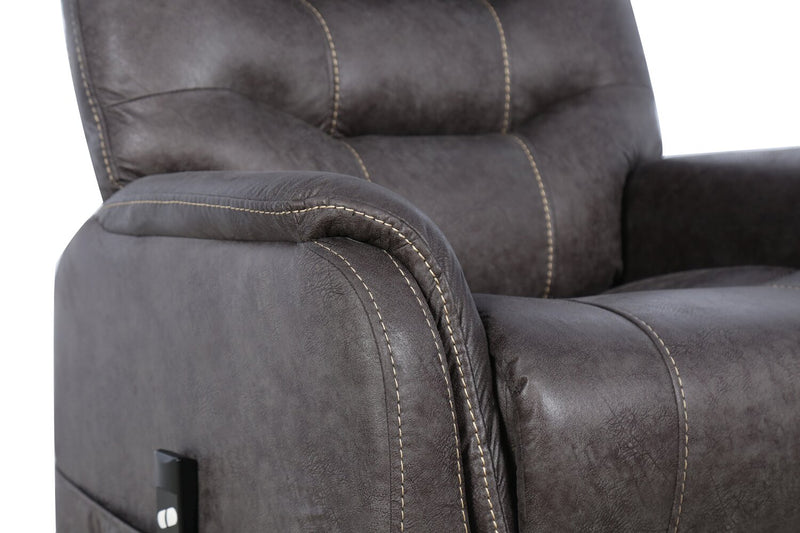 Landon 34\" Microfibre Power Lift Reclining Chair - Grey