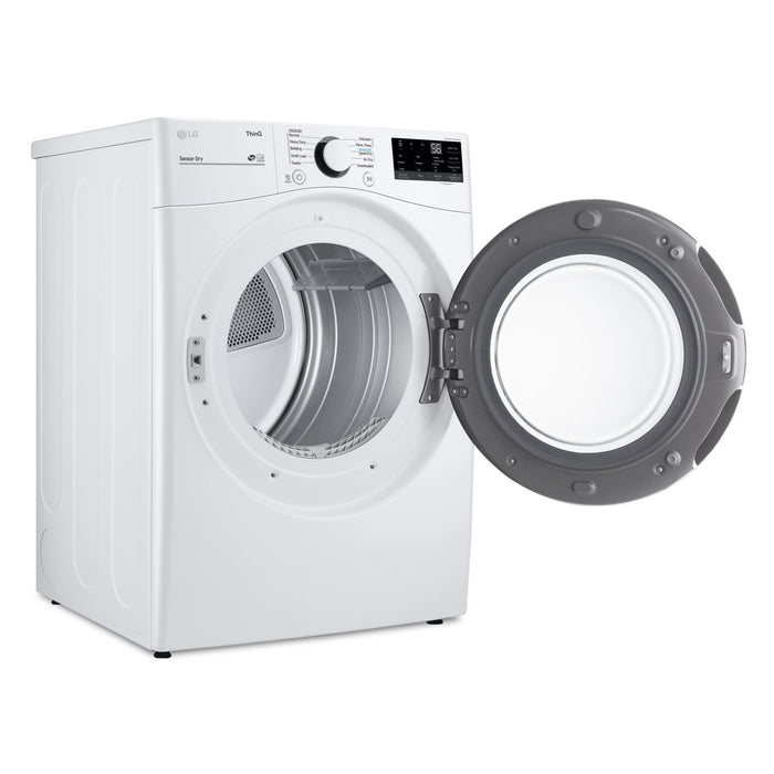 LG 7.4 Cu. Ft. Smart Gas Dryer - White - Stackable - DLG3601W