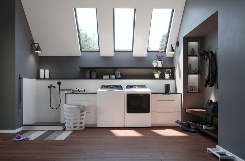 Profile 6.2 Cu. Ft. Top-Load Washer with Microban - PTW700BSTWS