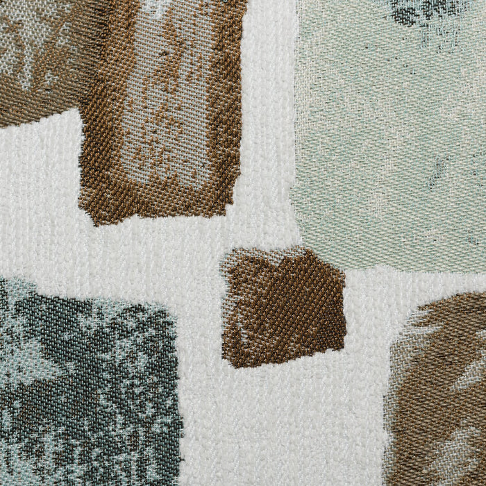 Made in Canada Nofia 3-Piece Right-Facing Chenille Fabric Sectional with  Accent Pillows and Wood Legs - Charcoal Grey