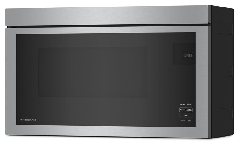 KitchenAid 1.1 Cu. Ft. Flush Over-the-Range Microwave with 900 Watts Cooking - PrintShield Stainless - YKMMF330PPS