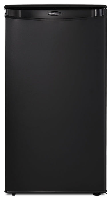 Danby 17.7\" 3.3 Cu. Ft. Single-Door Mini Fridge - Black - DAR033A1BDD