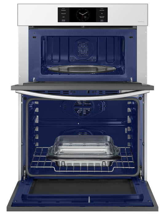 Samsung 30\" 7 Cu. Ft. Electric Micowave Combination Wall Oven - White - NQ70CB700D12AA