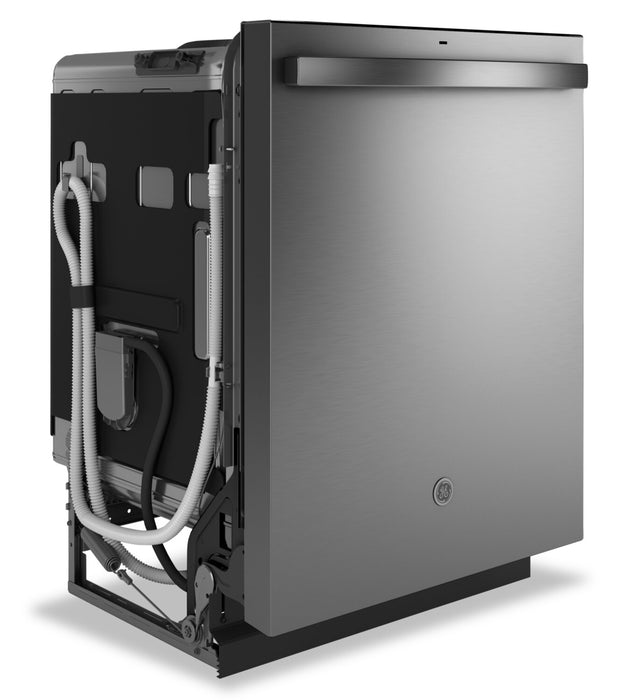 GE 24\" 45 dBA Built-In Top-Control Dishwasher with Dry Boost Technology - Stainless - GDT670SYVFS